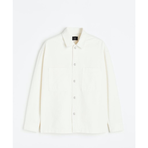 H&M oversized fit twill overshirt - Picture 3 of 5